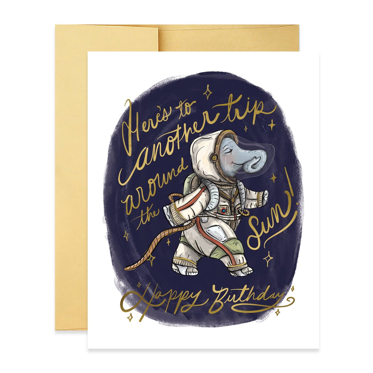 Astronaut Ellie Birthday Card