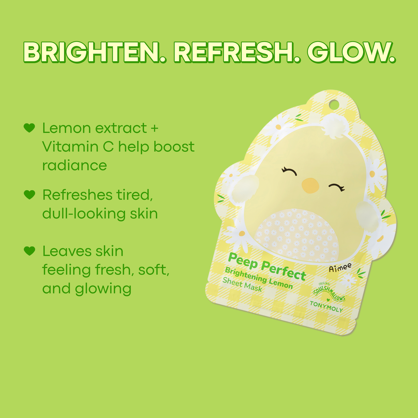 Squishmallows x TONYMOLY Spring Sheet Mask