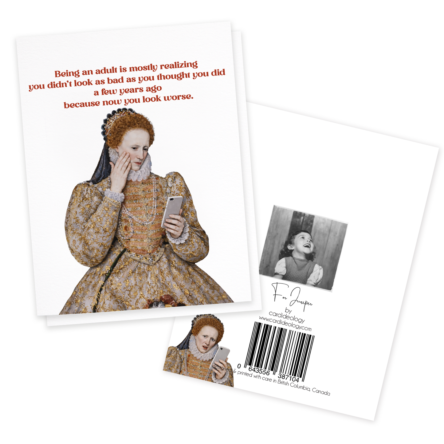 Being An Adult, Birthday Greeting Card