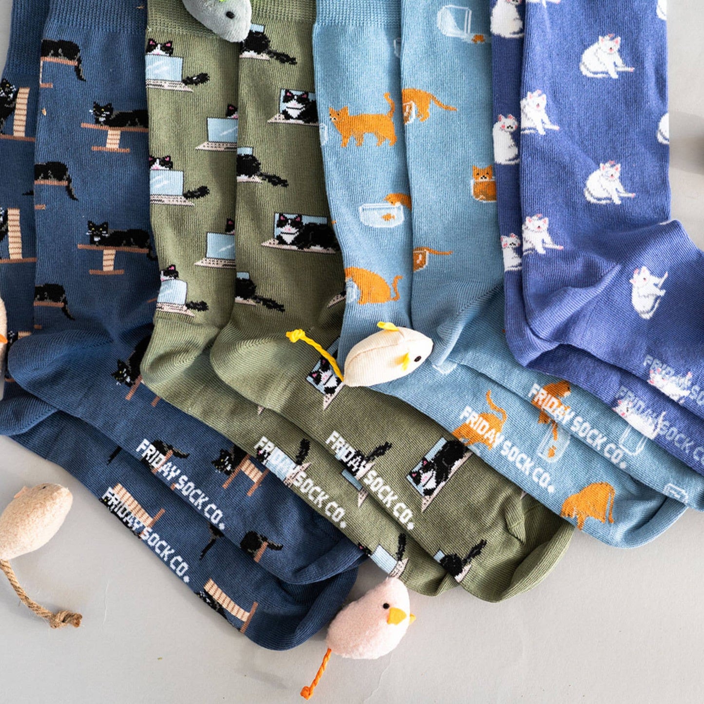 Men's Fluffy Cat Socks