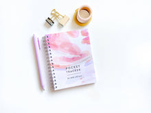 Load image into Gallery viewer, Pocket Spiral Notebook - Pocket Tracker for Self Care
