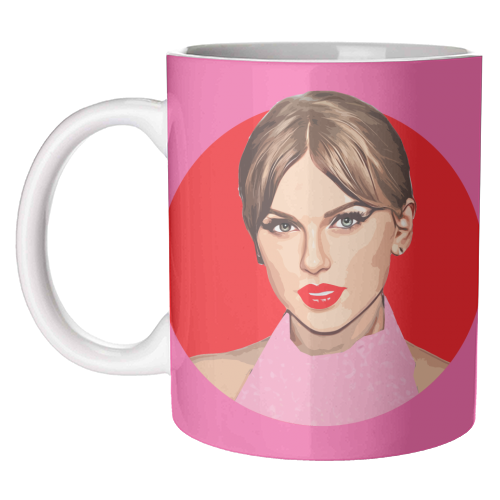 Mugs 'Red lips' by DOLLY WOLFE