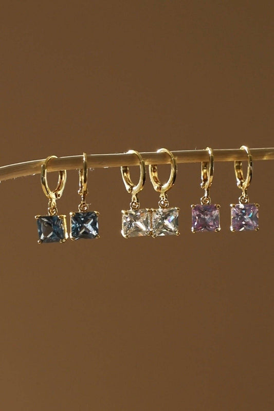 SQUARE BIRTHSTONE HUGGIES