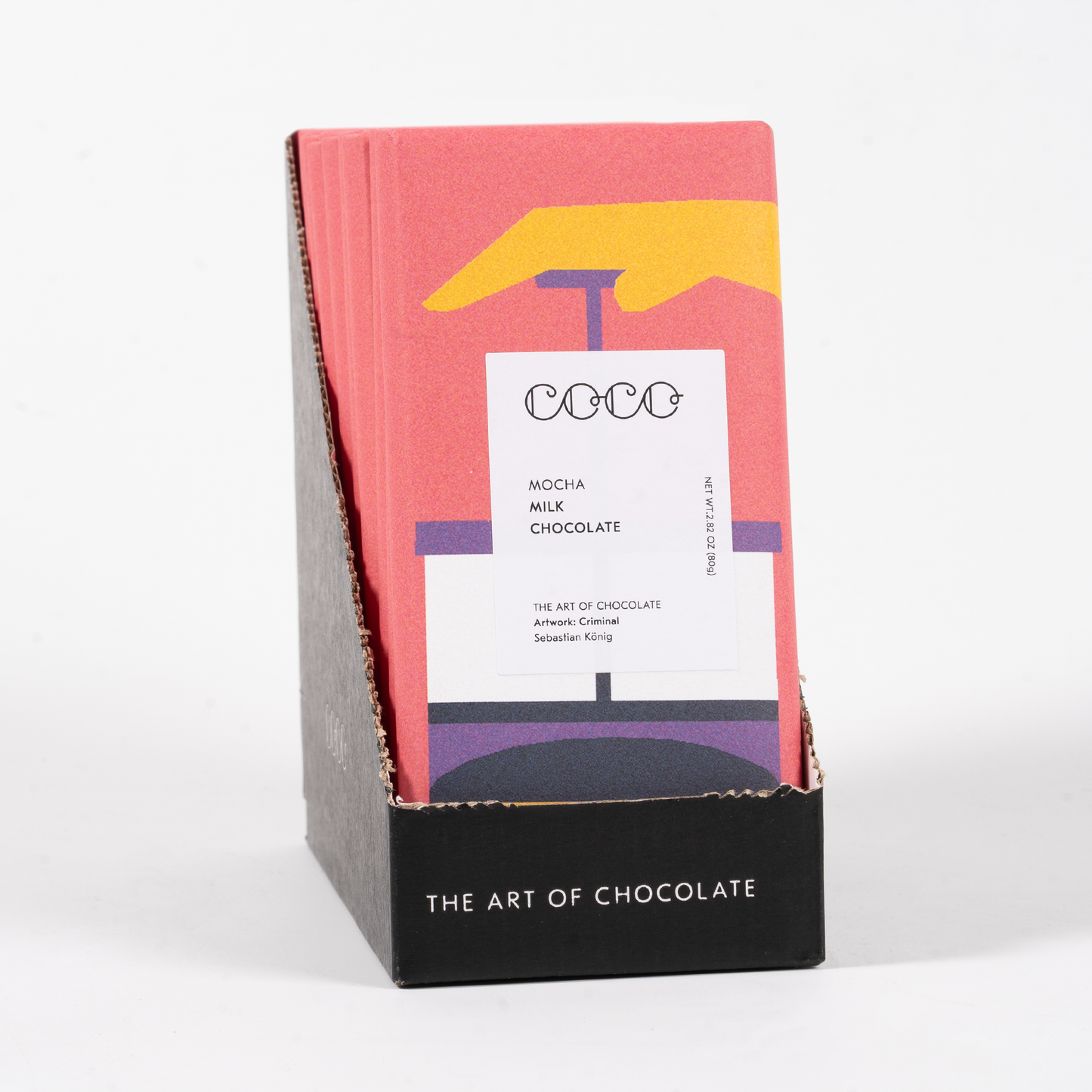 Mocha Milk Chocolate Bar 80g