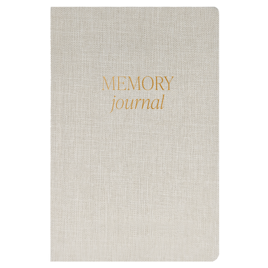Neutral Memory Fabric Journal - Home Decor