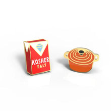 Load image into Gallery viewer, Dutch Oven &amp; Kosher Salt Earrings
