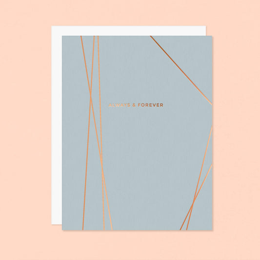 Always and Forever Wedding Anniversary Greeting Card