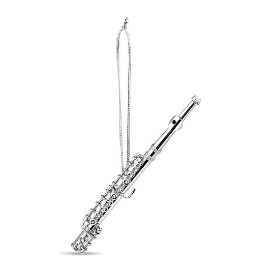 Silver / Gold Flute Ornament