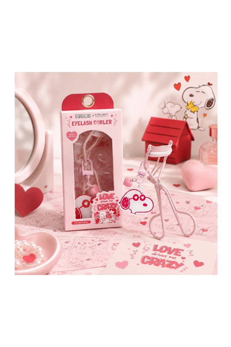 Peanuts Eyelash Curler & Snoopy Keychain