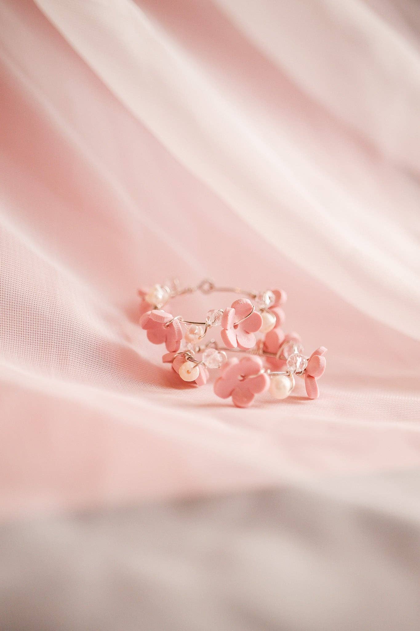 Flora Hoop in Carnation Pink