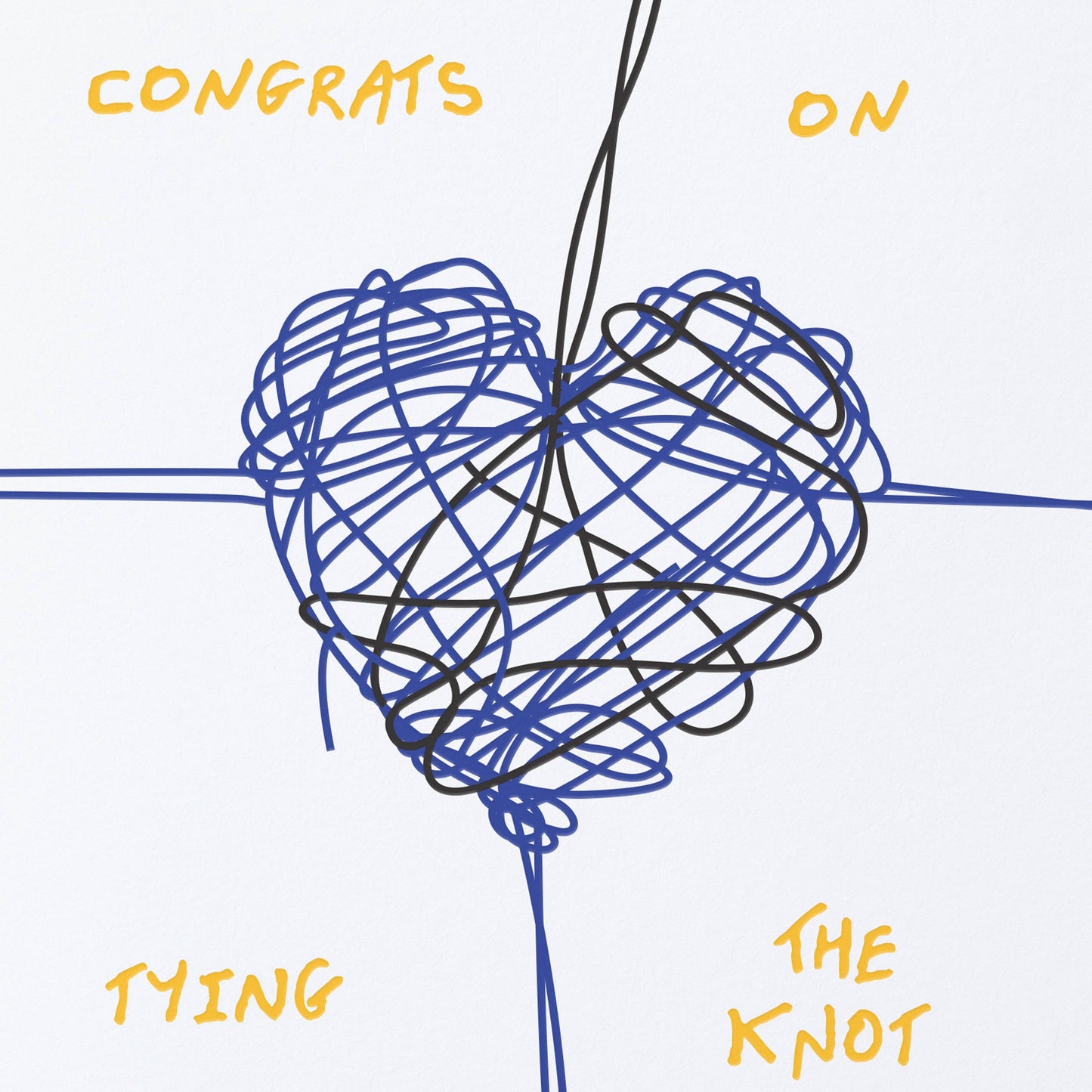 Congrats on Tying the Knot Engagement Card