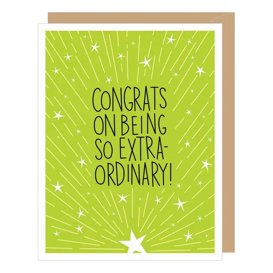 Extraordinary Congratulations Card