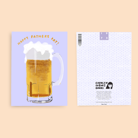 BEER MUG - Fathers Day Card