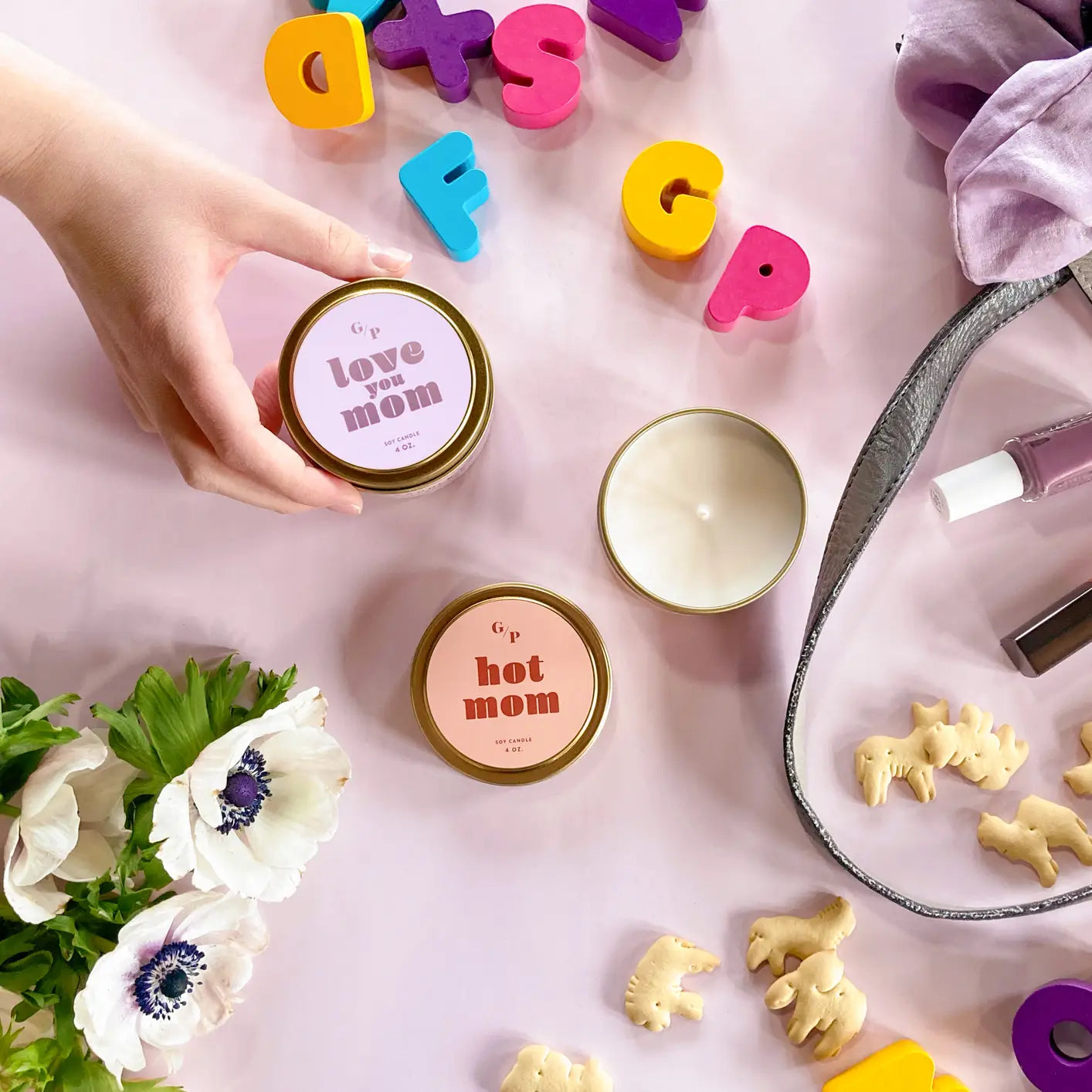 Love You Mom Just Because 4 oz. Candle Tin
