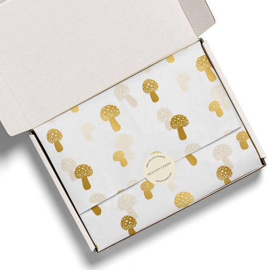 Tiny Mushrooms tissue paper