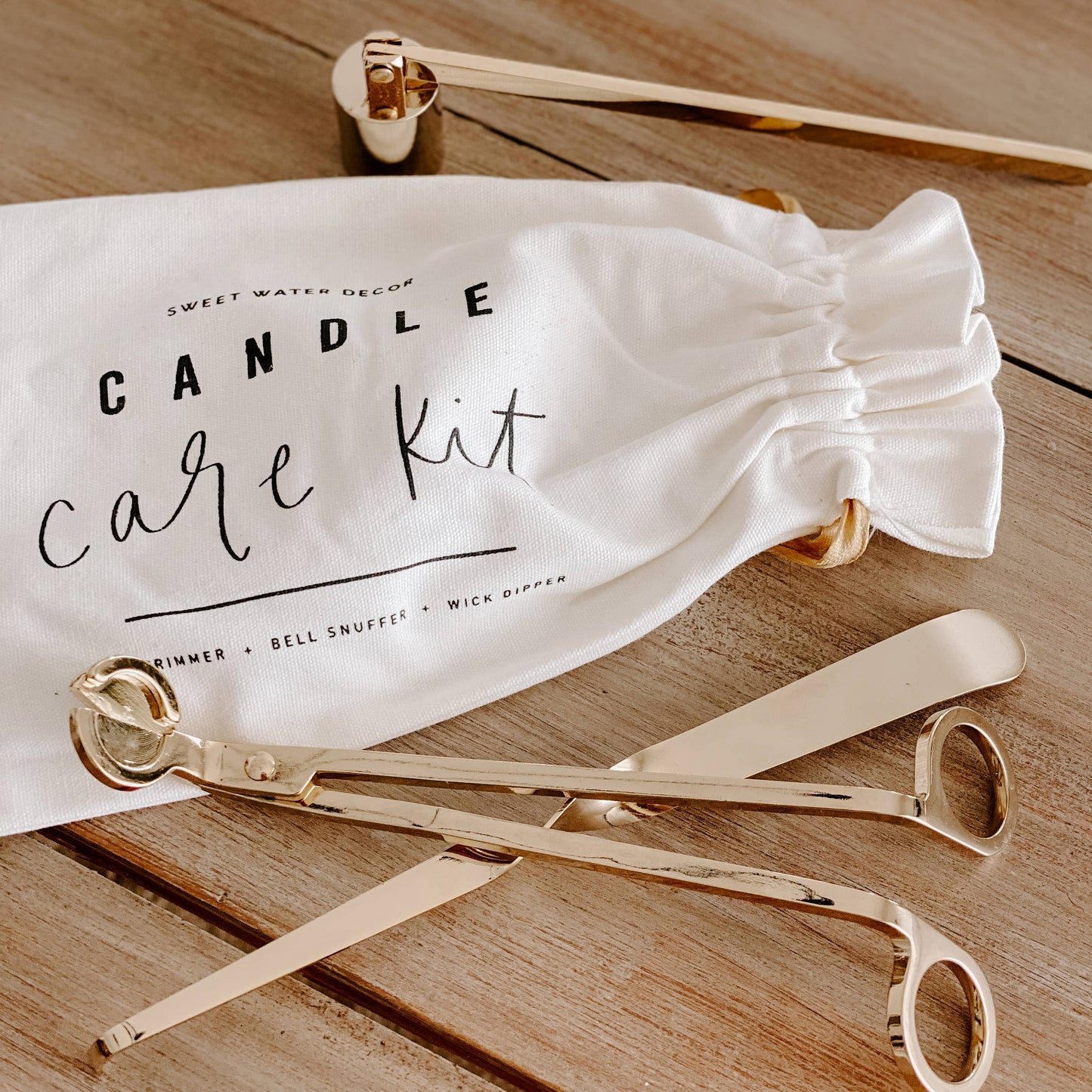 Gold Candle Care Kit - Home Decor & Gifts