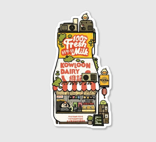 Kowloon Dairy Milk Vinyl Sticker