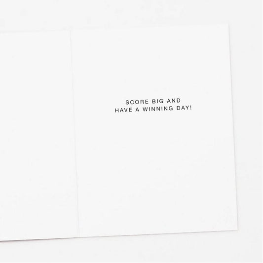 Score Big Sports Themed Birthday Card