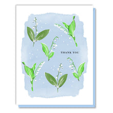 Load image into Gallery viewer, Lily of the Valley Thank You Card
