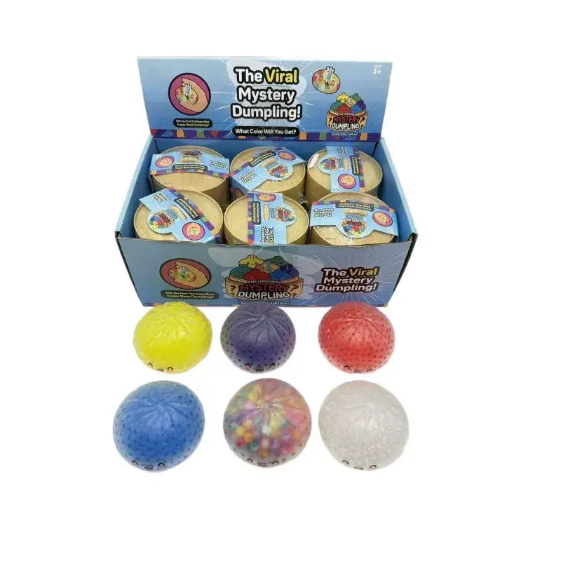 Mystery Dumpling Steamed Bun Squishy Toys Bead Filled
