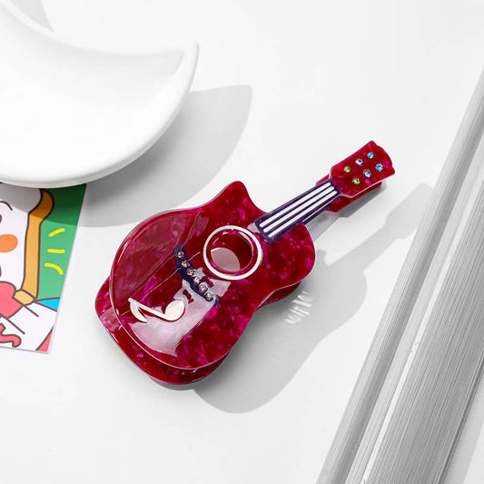 Guitar Hair Claw Clip