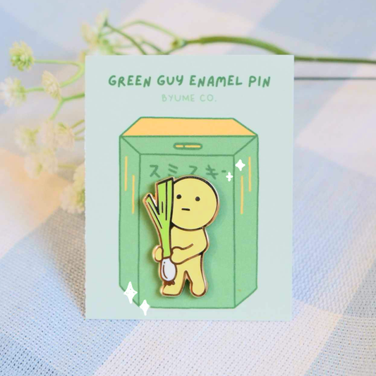 Scallion / Leek Hard Enamel Pin