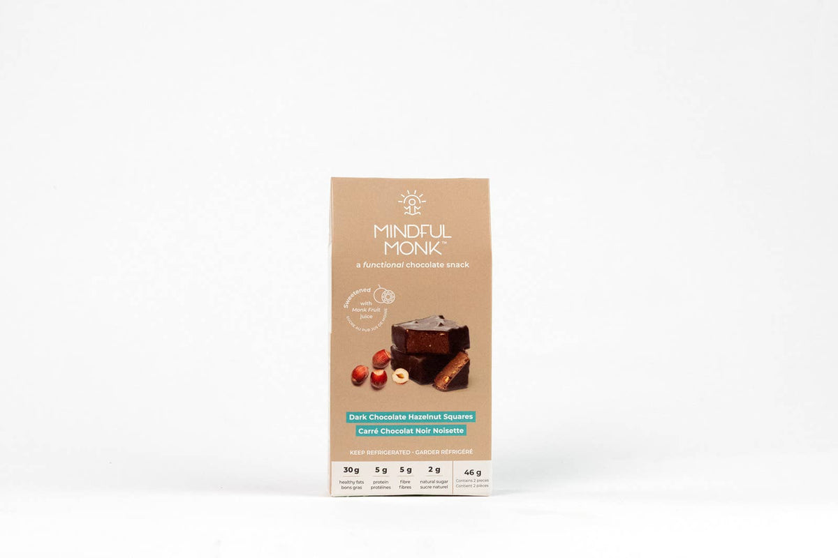 Dark Chocolate Hazelnut Squares