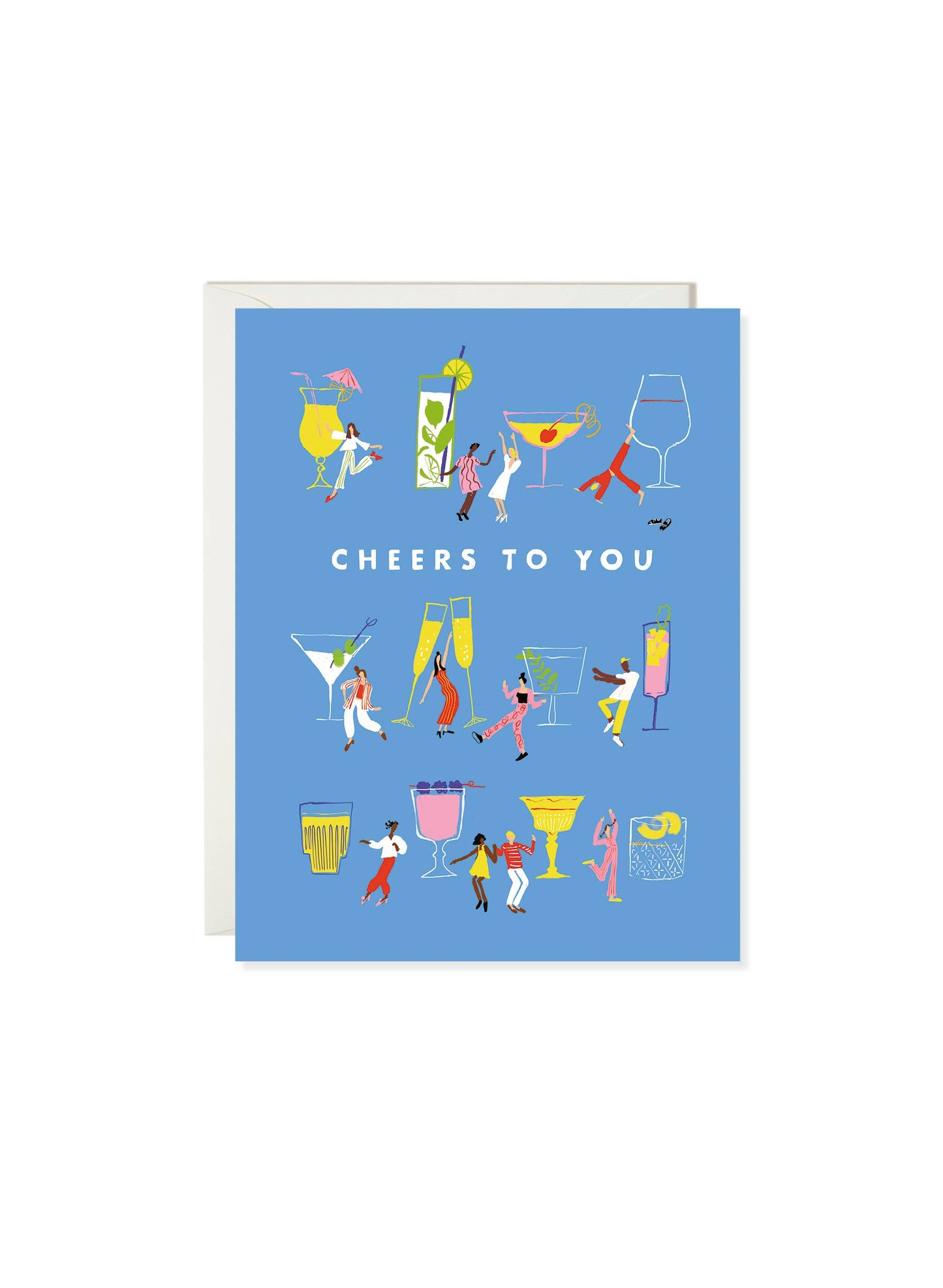 Cocktail Congrats - Whimsical Congratulations Card