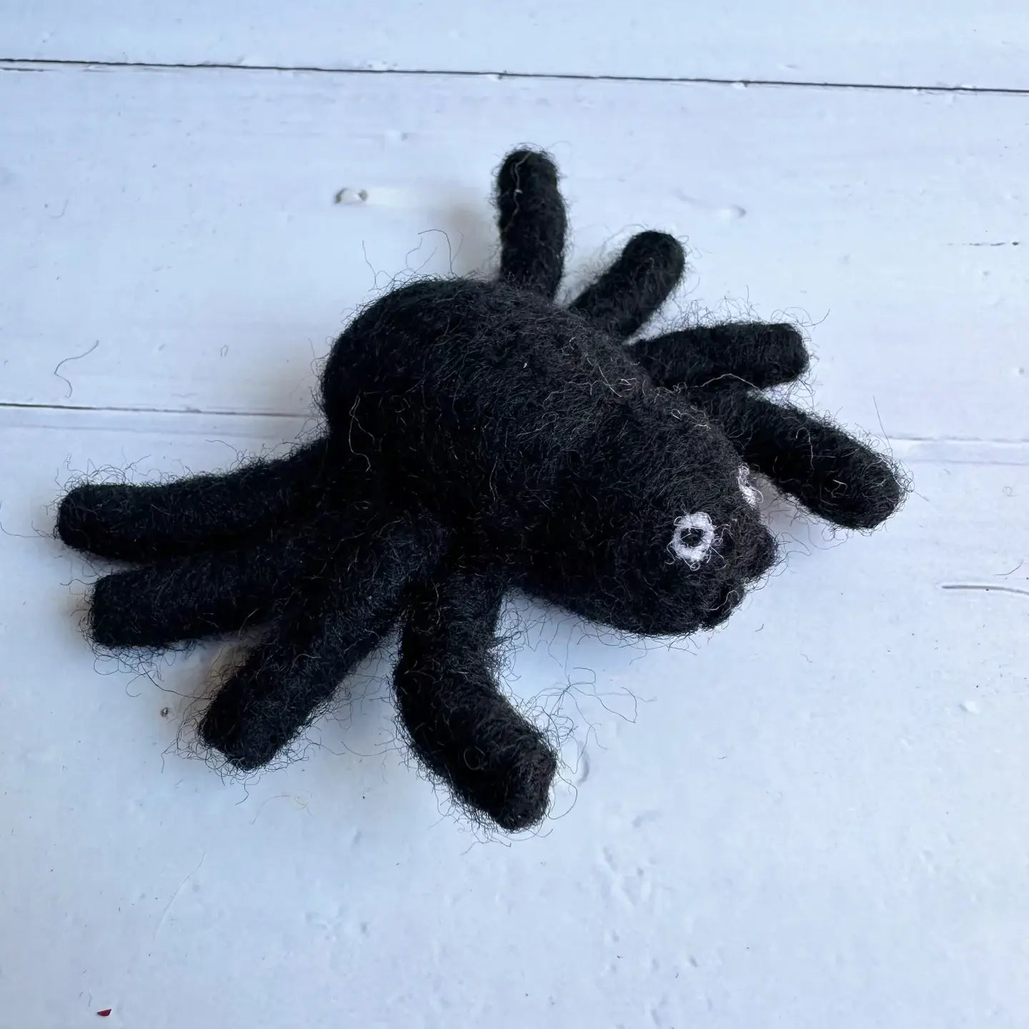 One Black Felt Halloween Spider