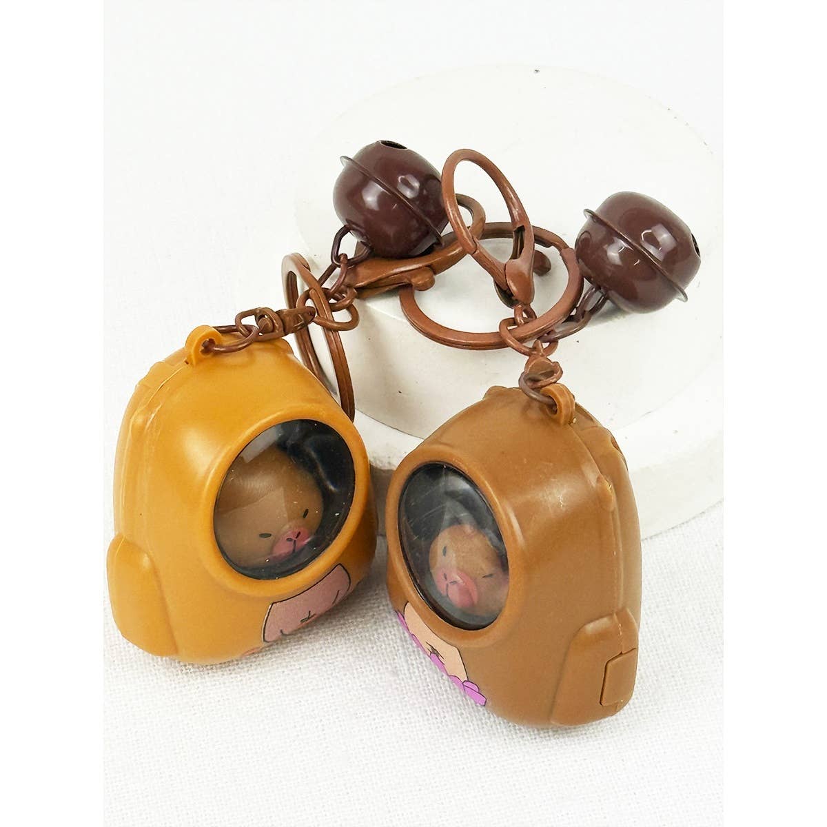 Light Up Capybaras Keychain with Sound