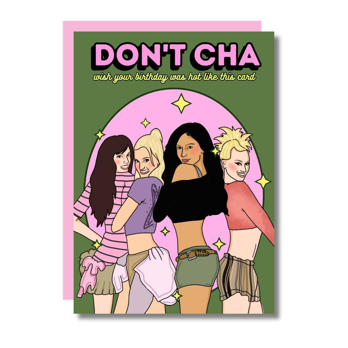 Don't Cha Wish Your Birthday Was Hot Funny Birthday Card