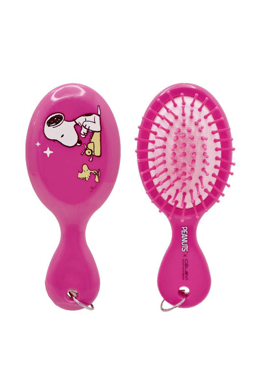 Celavi P46163 Peanuts Smoothing Mini Brush w/ Keychain