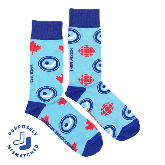 Men's CBC Hockey Night in Canada Mismatched Socks