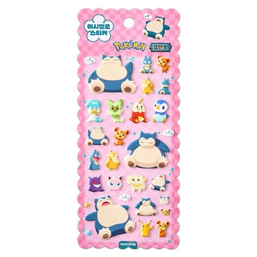 Pokemon Marshmallow Puffy Stickers