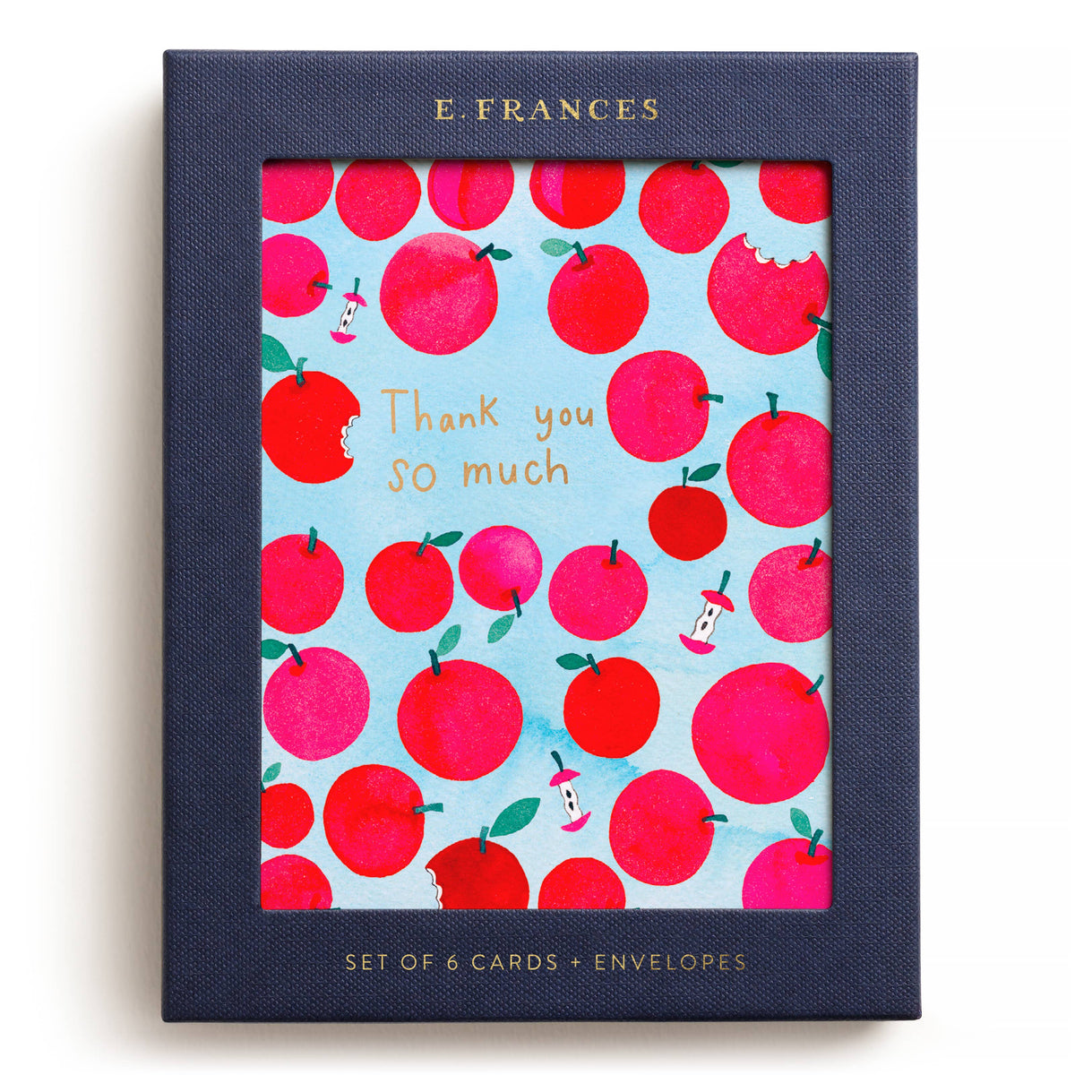 Apple a Day Thank You Boxed Card Set, Set of 6