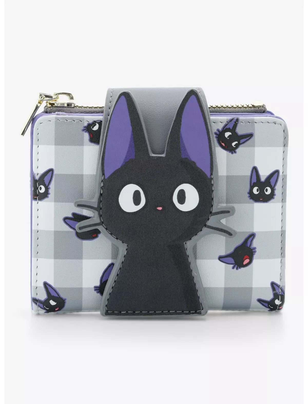 Studio Ghibli® Kiki's Delivery Service Jiji Gingham Mini Wallet