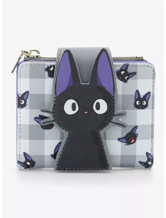Studio Ghibli® Kiki's Delivery Service Jiji Gingham Mini Wallet