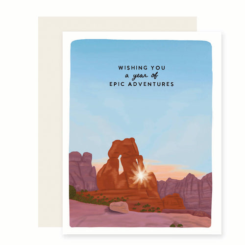 Epic Adventures Card | Epic Adventures Birthday Card - Front & Company: Gift Store