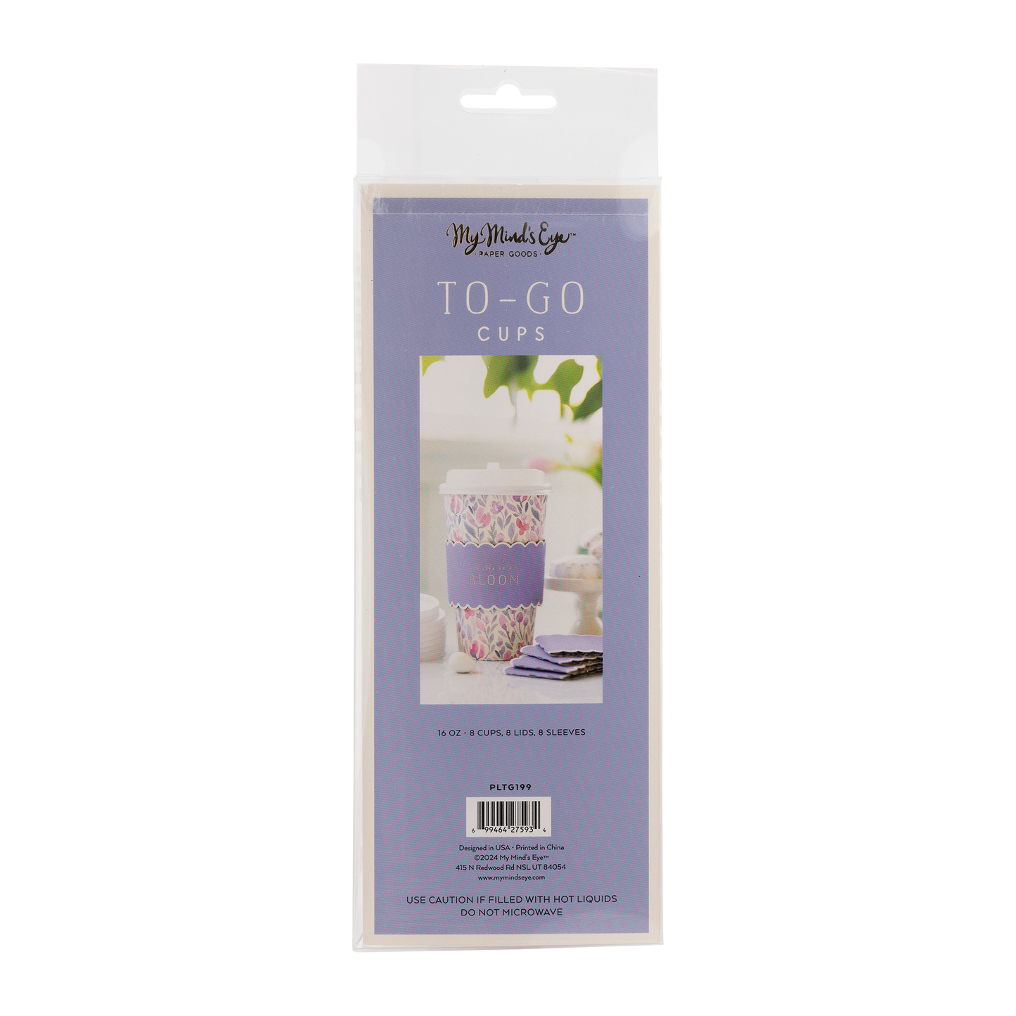 PLTG199 - Watercolor Floral To-Go Cup