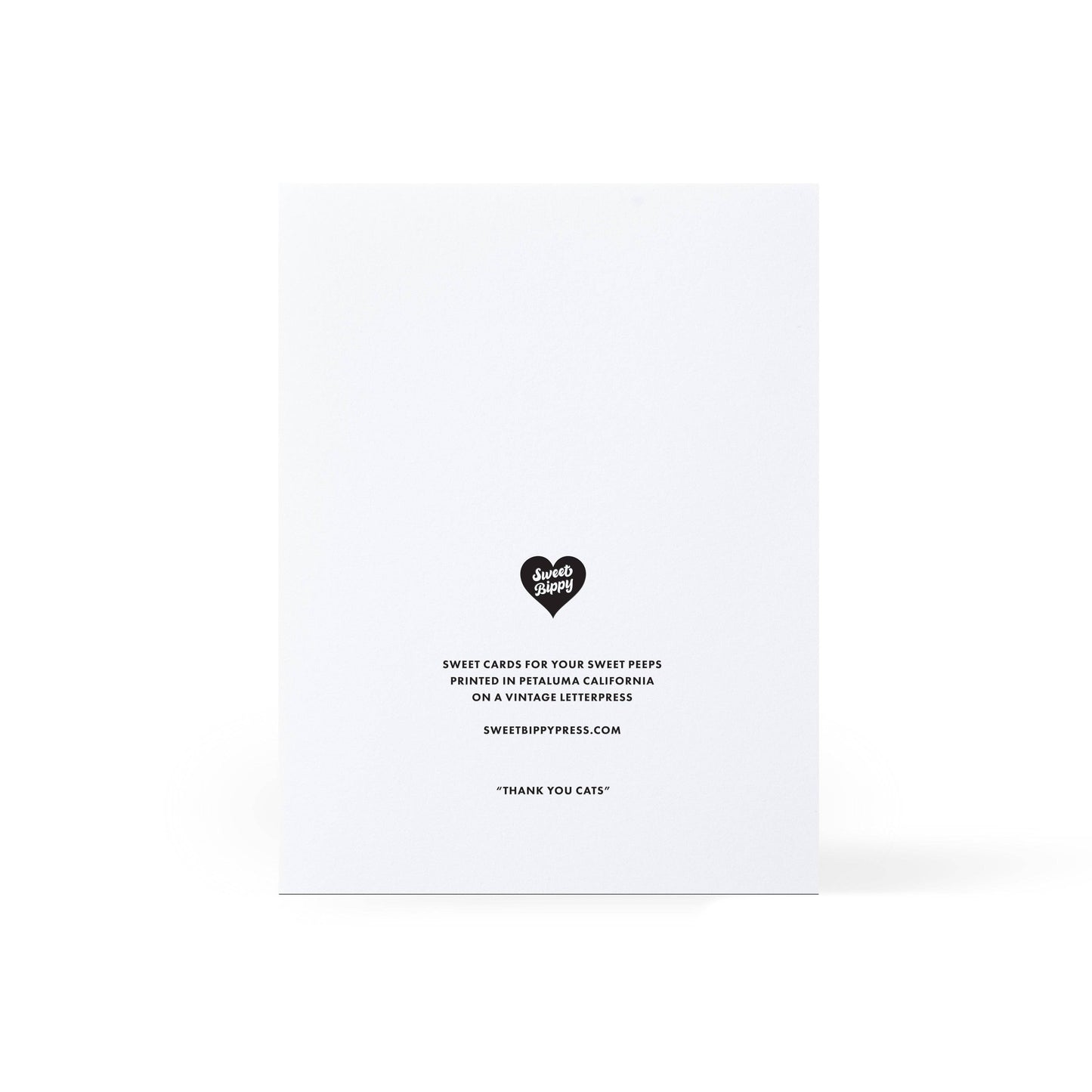 Thank You Cats Greeting Card