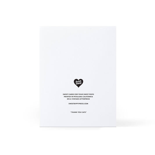 Thank You Cats Greeting Card