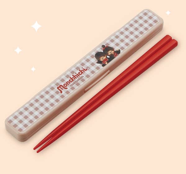 Monchhichi Noise-Reducing Chopsticks Set (18cm)