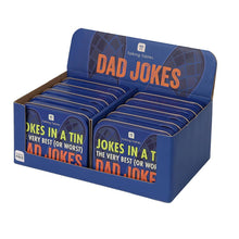 Load image into Gallery viewer, Dad Jokes in a Tin | 100 Cards | 100 Jokes
