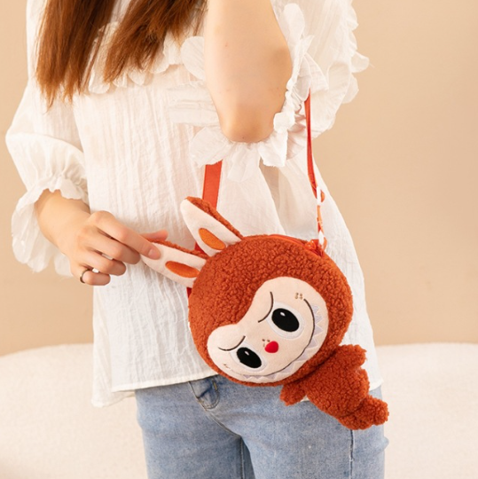 Cute labubu Coin Purse crossbody Bag for kids