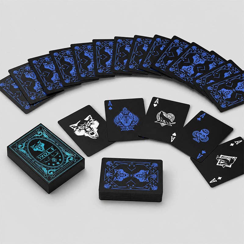 Waterproof Wolf Playing Cards