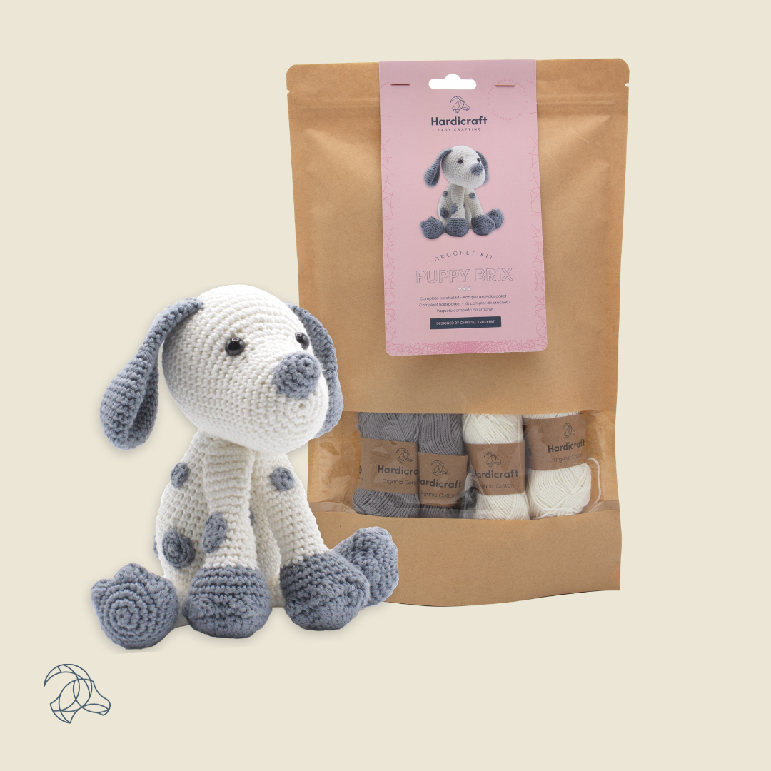 DIY Crochet Kit - Brix Puppy