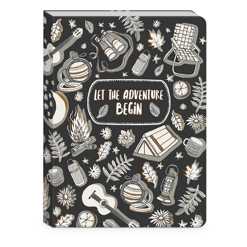Journal Guided Icons Black - Front & Company: Gift Store