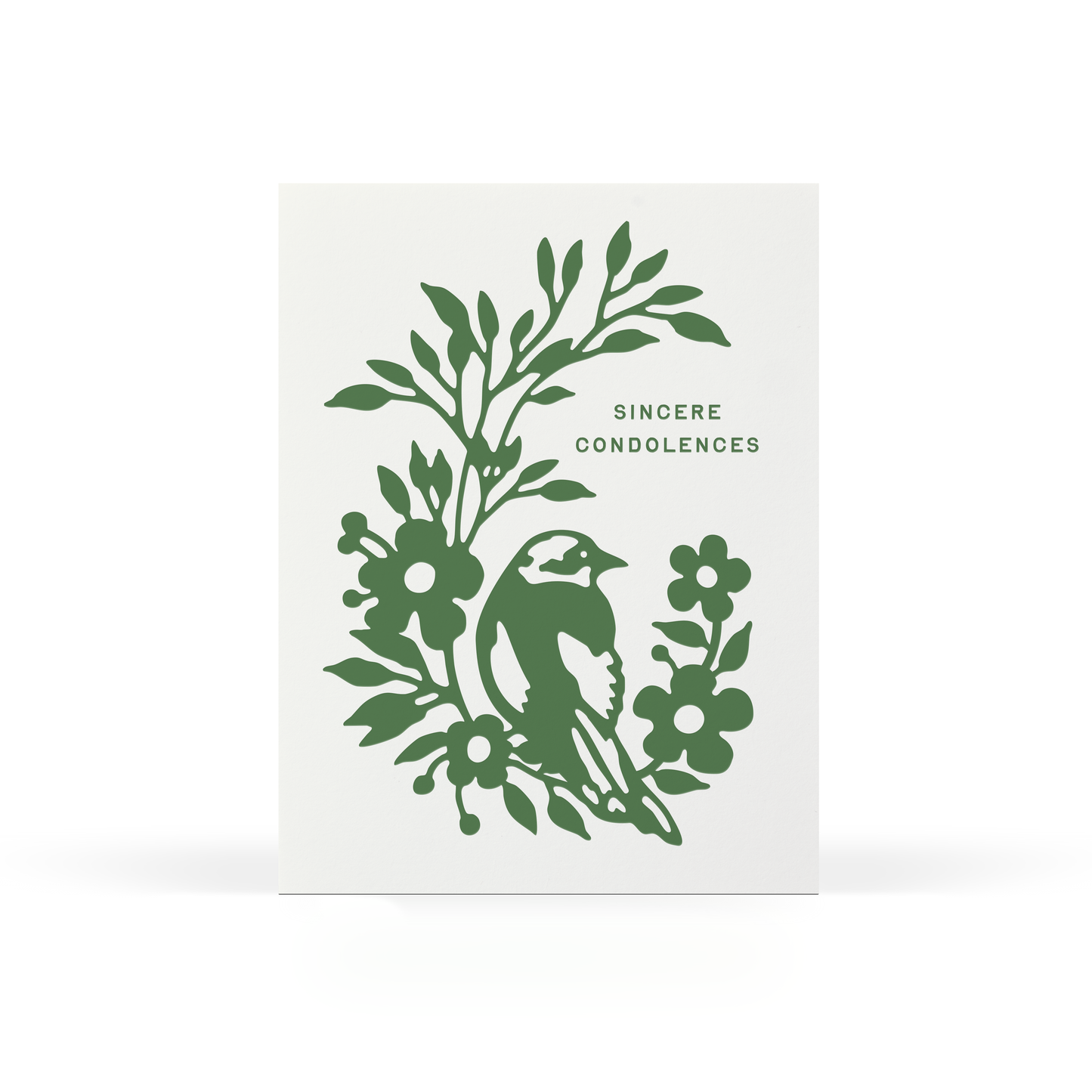 Sincere Condolences Greeting Card
