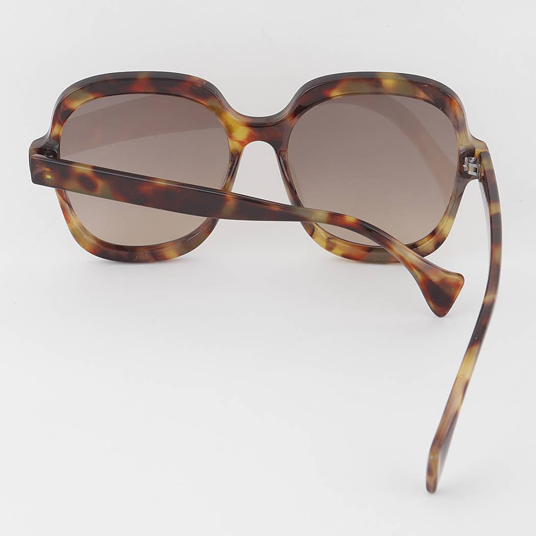 Oversized Gradient Frame Sunglasses
