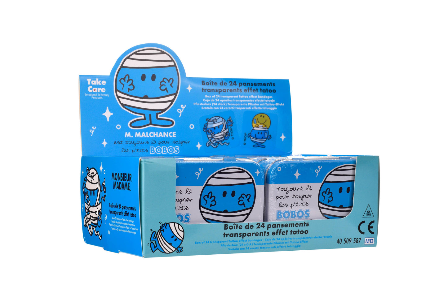 Monsieur Madame - Metal box of 24 bandages